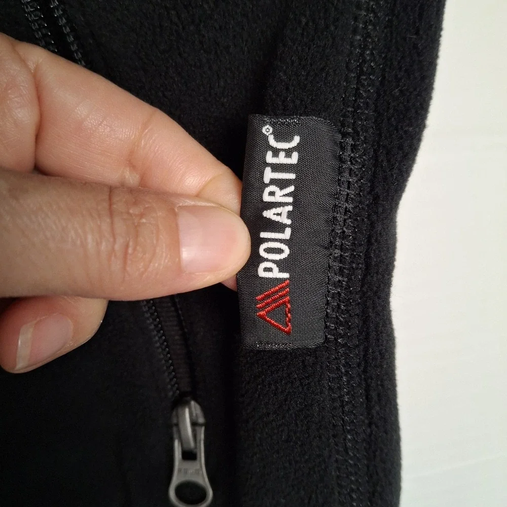 VTG 90s Ralph Lauren Polo Sport Vest Men's 2XL Black Reversible Polartec Fleece‎